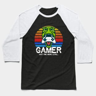 Gamer T-Rex T-Shirt Baseball T-Shirt